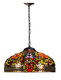 Timeless Collectio@ Large 18 inches Rose Style Tiffany Pendant Light Timeless Collectio@ Large 18 inches Rose Style Tiffany Pendant Light