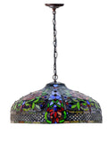 Timeless Collectio@ Large 18 inches Rose Style Tiffany Pendant Light Timeless Collectio@ Large 18 inches Rose Style Tiffany Pendant Light