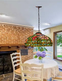 Timeless Collectio@ Large 18 inches Peony Style Tiffany Pendant Light Timeless Collectio@ Large 18 inches Peony Style Tiffany Pendant Light