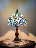 Classical 8" Blue Wisteria Style Tiffany Mini Table Lamp Classical 8" Blue Wisteria Style Tiffany Mini Table Lamp