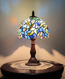 Classical 8" Blue Wisteria Style Tiffany Mini Table Lamp Classical 8" Blue Wisteria Style Tiffany Mini Table Lamp
