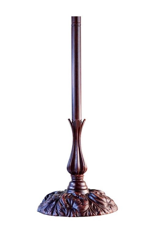 Ornate Heavy Metal Dual-Light Floor Lamp Base for 16"- 20" wide Tiffany Lamp shade