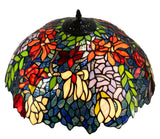 Timeless Collection@18 inches Flaming Trumpet Style Tiffany Floor Lamp Timeless Collection@18 inches Flaming Trumpet Style Tiffany Floor Lamp