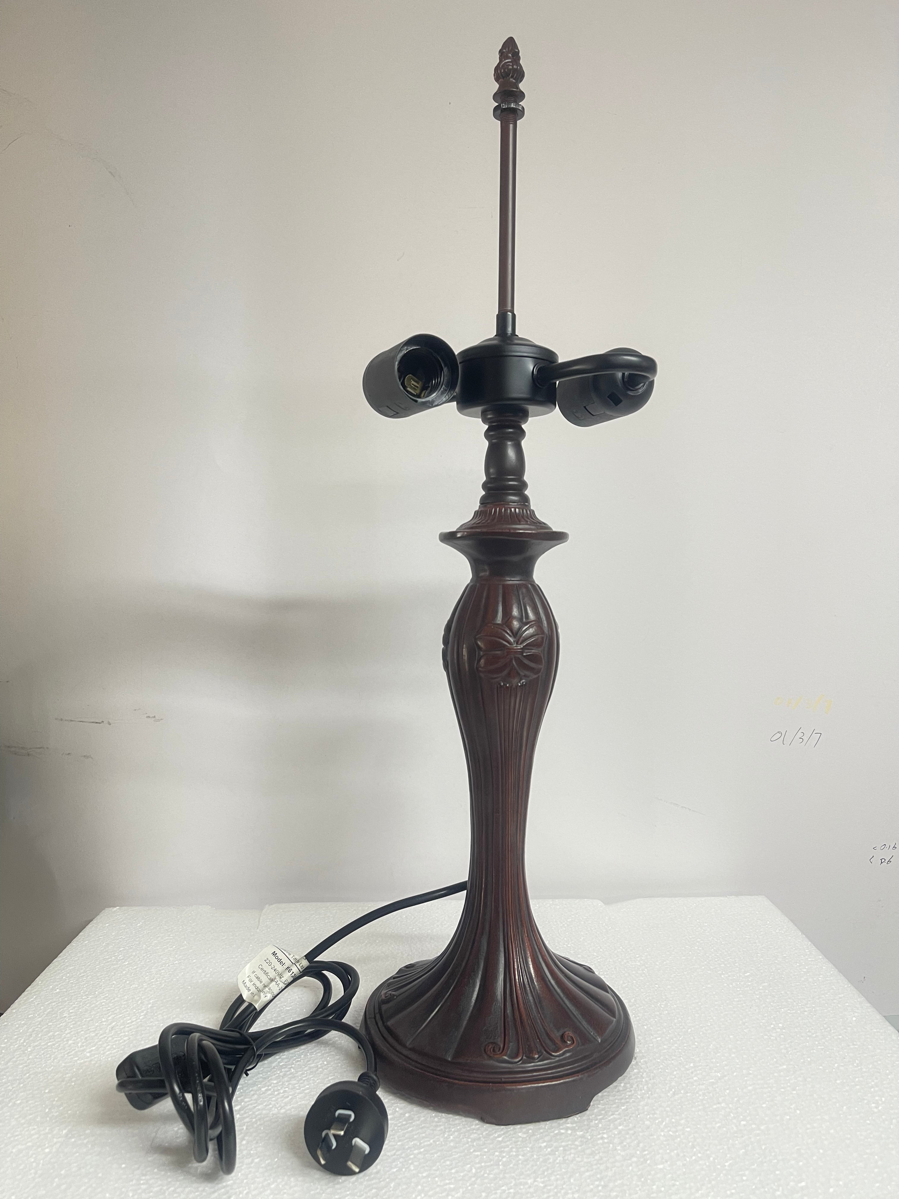 2 Lights  Lamp Base  for 16" Tiffany Table Lamp 2 Lights  Lamp Base  for 16" Tiffany Table Lamp