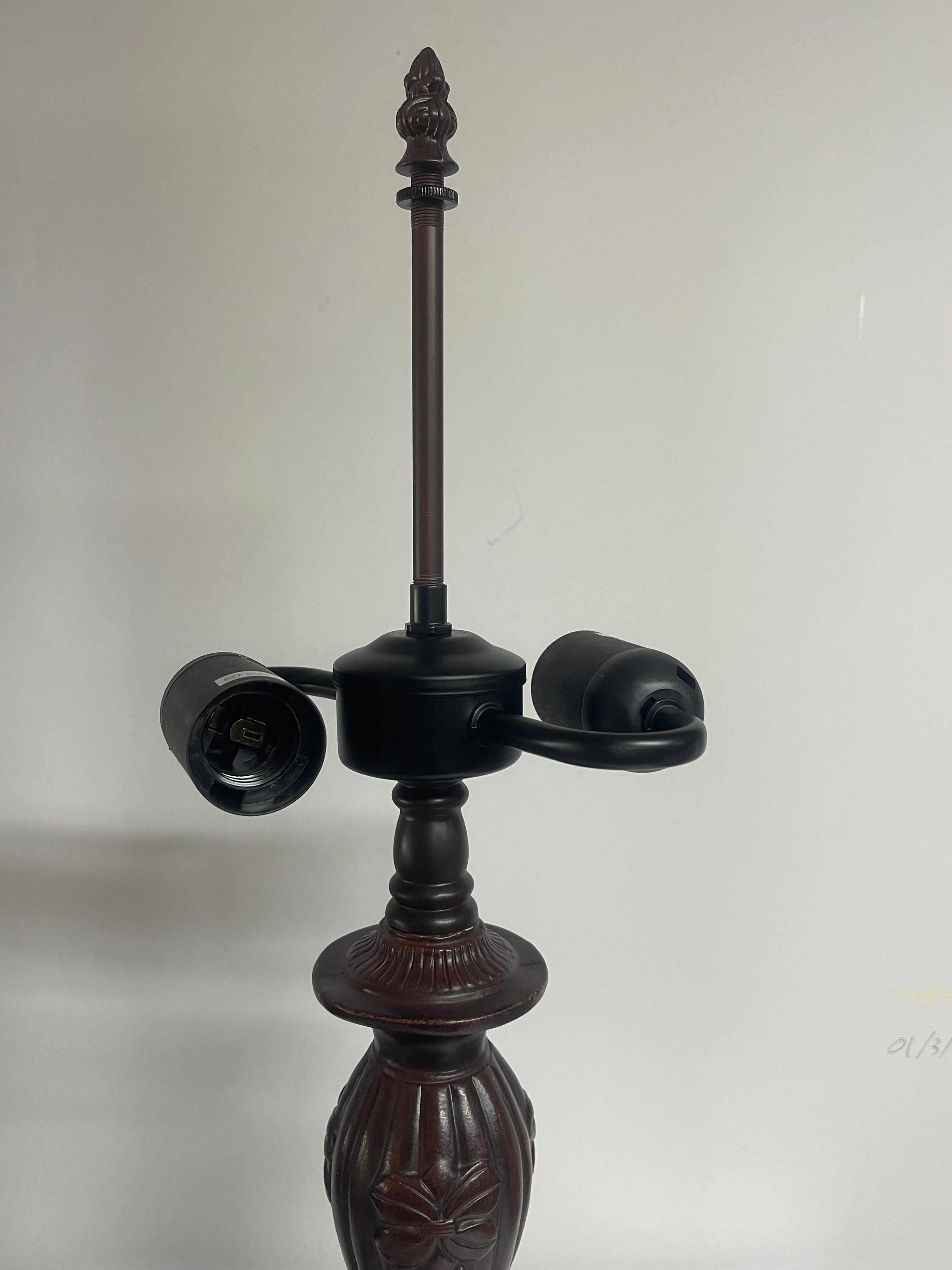 2 Lights  Lamp Base  for 16" Tiffany Table Lamp 2 Lights  Lamp Base  for 16" Tiffany Table Lamp