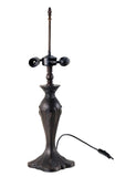 Large 16" Water Lily Style Stained Glass Tiffany Table Lamp Large 16" Water Lily Style Stained Glass Tiffany Table Lamp