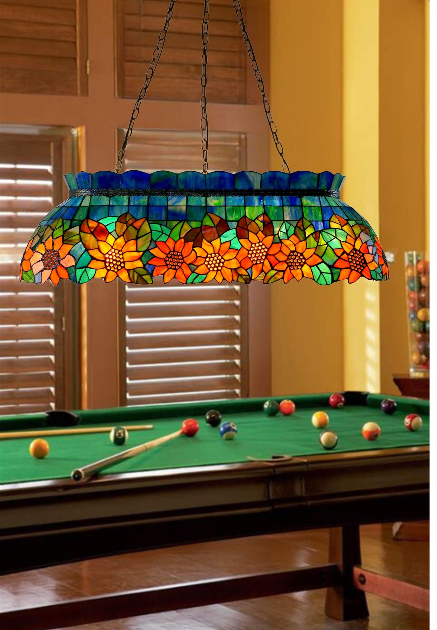 Sydney Pickup only*Tiffany Pool Table Lights Dining Room Kitchen Islan ...