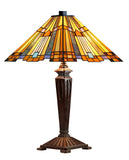 Large Mission Style Inglenook Tiffany Table Lamp Large Mission Style Inglenook Tiffany Table Lamp