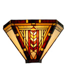 Art Noumea Geometric shape Stained Glass Tiffany Wall Light Wall Sconce Art Noumea Geometric shape Stained Glass Tiffany Wall Light Wall Sconce