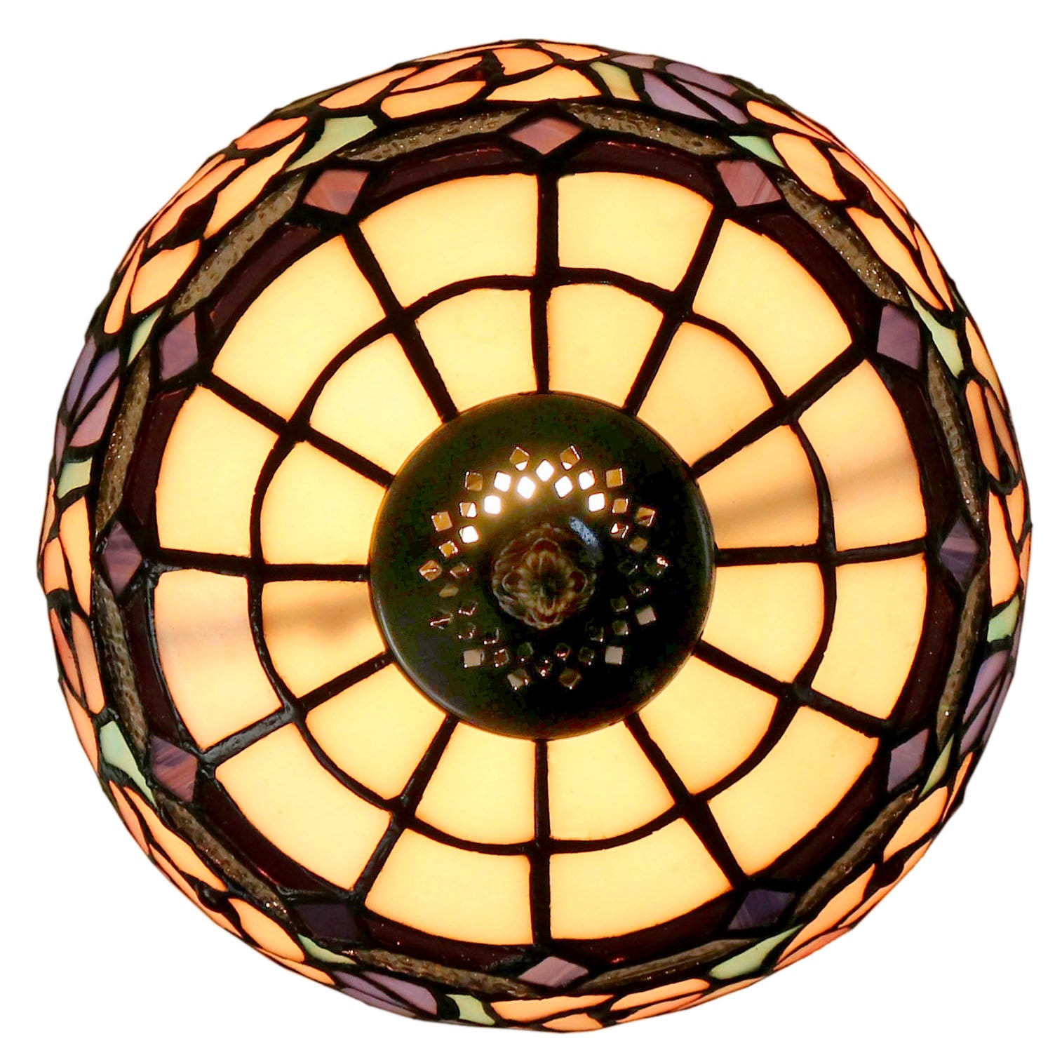 Elegant  8" Floral Style Tiffany Mini Table Lamp Elegant  8" Floral Style Tiffany Mini Table Lamp