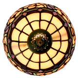 Elegant  8" Floral Style Tiffany Mini Table Lamp Elegant  8" Floral Style Tiffany Mini Table Lamp