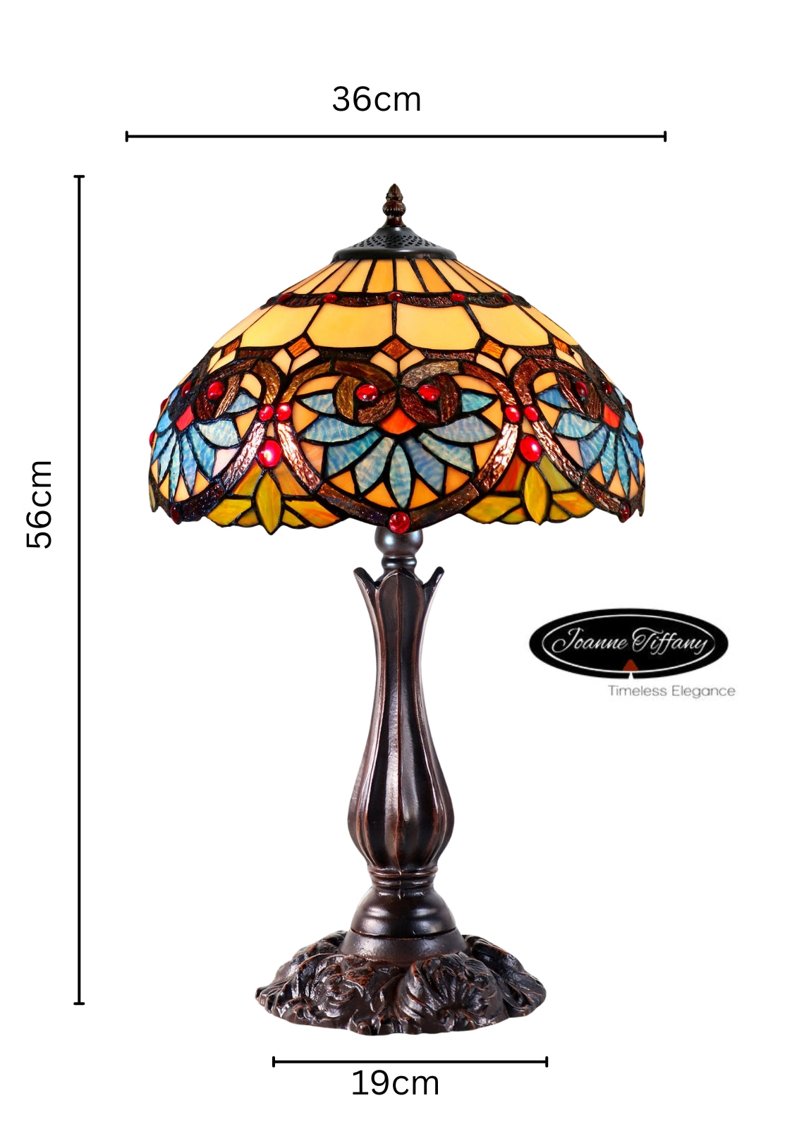 14" Boheme style Style Tiffany Table Lamp 14" Boheme style Style Tiffany Table Lamp