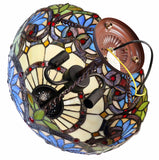 14" Boheme style Tiffany  Uplighter Ceiling Light *Perfect for low ceilings 14" Boheme style Tiffany  Uplighter Ceiling Light *Perfect for low ceilings