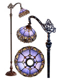 Waratah Style Leadlight Stained Glass Bridge Arm Tiffany  Floor Lamp Waratah Style Leadlight Stained Glass Bridge Arm Tiffany  Floor Lamp