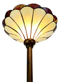 14"  Florence Style Tiffany Floor Torchiere Lamp 14"  Florence Style Tiffany Floor Torchiere Lamp