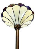 14"  Florence Style Tiffany Floor Torchiere Lamp 14"  Florence Style Tiffany Floor Torchiere Lamp