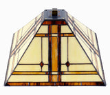 Large Mission Tiffany Style Amora Pendant Light Large Mission Tiffany Style Amora Pendant Light