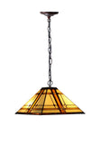 Large Mission Tiffany Style Amora Pendant Light Large Mission Tiffany Style Amora Pendant Light