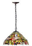 16" Flower Clematis Trellis  Tiffany  Pendant Light 16" Flower Clematis Trellis  Tiffany  Pendant Light
