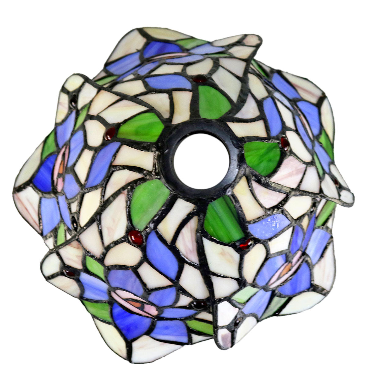 Amazing Flower Iris  Style Tiffany Table Lamp Amazing Flower Iris  Style Tiffany Table Lamp