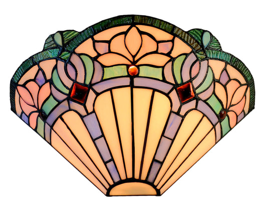 Amazing Water Lily Style Tiffany Wall Sconce
