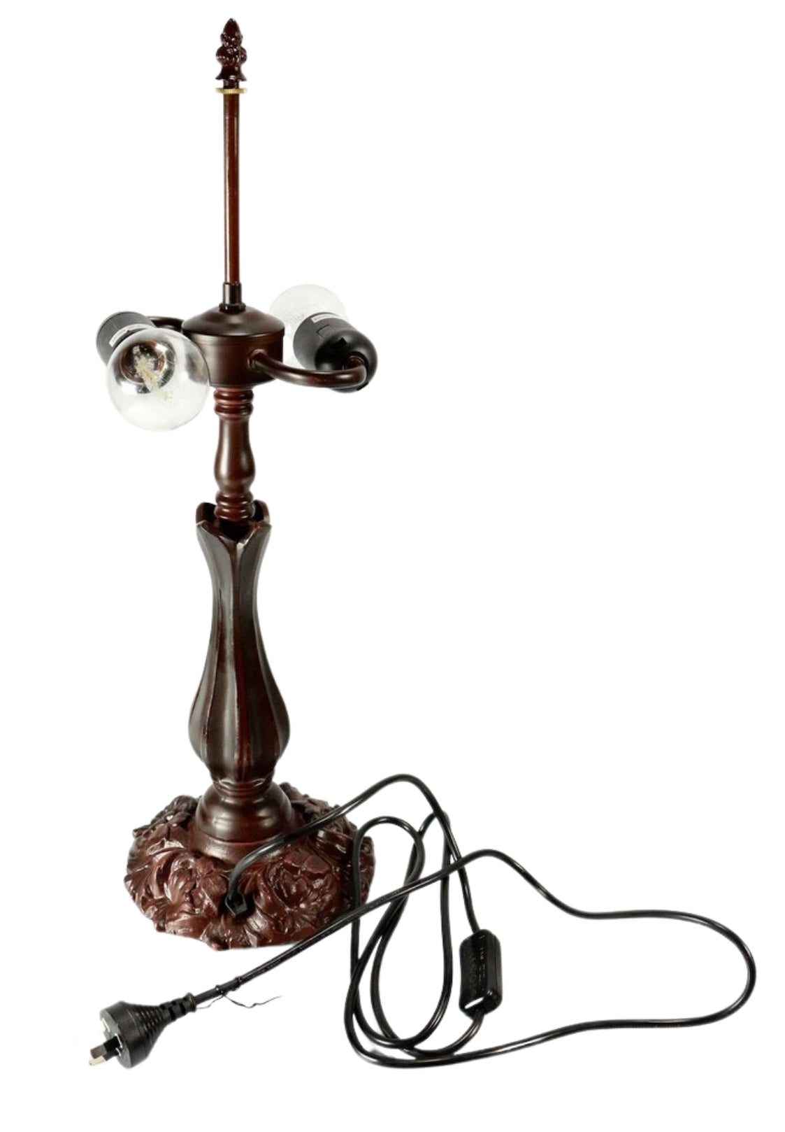 Large 16" Blooming Rose Stained Glass Tiffany Table Lamp Large 16" Blooming Rose Stained Glass Tiffany Table Lamp