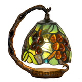 Grape Style Mini Tiffany  Stained Glass Night Lamp Grape Style Mini Tiffany  Stained Glass Night Lamp