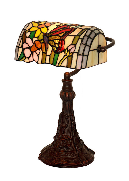 Butterfly Style Tiffany Banker Lamp