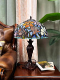 Nature's Elegance Collection@Large 16" Magnolia Flower Stained Glass Tiffany Table Lamp Nature's Elegance Collection@Large 16" Magnolia Flower Stained Glass Tiffany Table Lamp