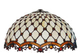 Large 18" Bead Stained Glass Leadlight Tiffany Pendant Light Large 18" Bead Stained Glass Leadlight Tiffany Pendant Light