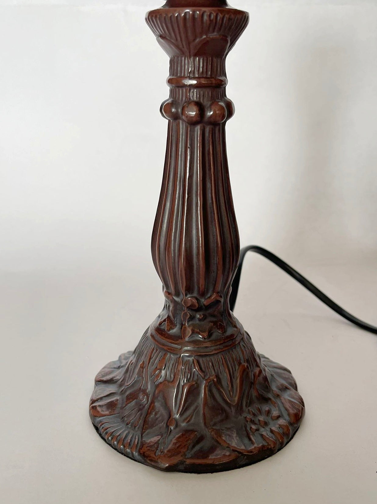 Metal Vintage Lamp Base  for 8" Wide Tiffany Mini Table Lamp Metal Vintage Lamp Base  for 8" Wide Tiffany Mini Table Lamp