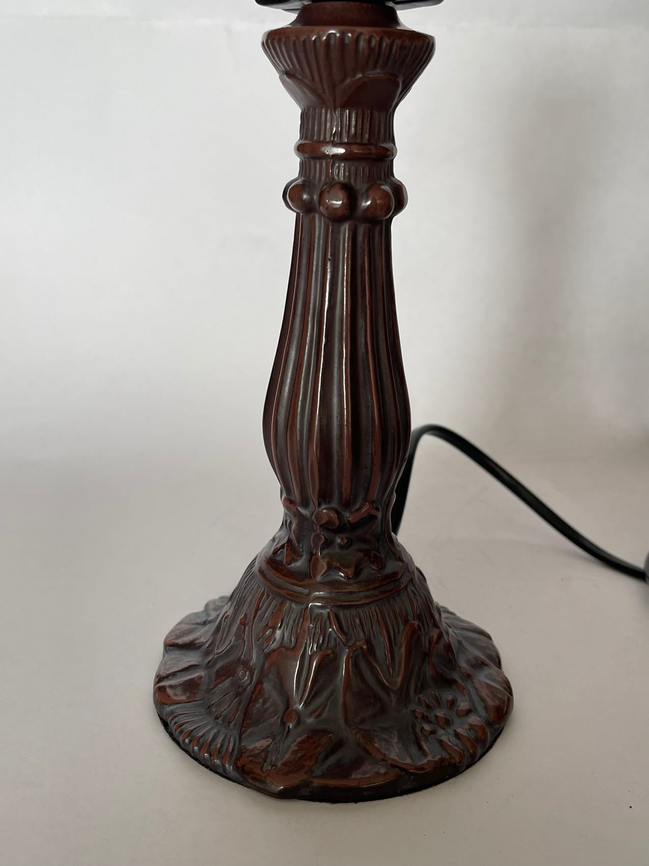 Metal Vintage Lamp Base  for 8" Wide Tiffany Mini Table Lamp Metal Vintage Lamp Base  for 8" Wide Tiffany Mini Table Lamp