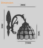 Orichid Flower Tiffany Wall down lights wall Sconce Orichid Flower Tiffany Wall down lights wall Sconce