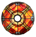 Antique Style Red Amor Tiffany Stained Glass Edwardian Bridge Arm Tiffany Floor Lamp Antique Style Red Amor Tiffany Stained Glass Edwardian Bridge Arm Tiffany Floor Lamp