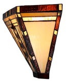 Art Noumea Geometric shape Stained Glass Tiffany Wall Light Wall Sconce Art Noumea Geometric shape Stained Glass Tiffany Wall Light Wall Sconce