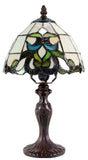 8" Victorian Style Joanne Tiffany Mini Table Lamp 8" Victorian Style Joanne Tiffany Mini Table Lamp