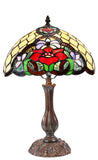 12" Poppy Flower Tiffany Tiffany Bedside Lamp 12" Poppy Flower Tiffany Tiffany Bedside Lamp