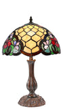 12" Poppy Flower Tiffany Tiffany Bedside Lamp 12" Poppy Flower Tiffany Tiffany Bedside Lamp