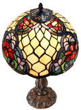 12" Poppy Flower Tiffany Tiffany Bedside Lamp 12" Poppy Flower Tiffany Tiffany Bedside Lamp