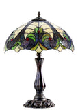 16" Large Amor Ivory Victorian Style Tiffany Table Lamp 16" Large Amor Ivory Victorian Style Tiffany Table Lamp