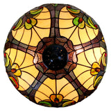 16" Large Amor Ivory Victorian Style Tiffany Table Lamp 16" Large Amor Ivory Victorian Style Tiffany Table Lamp