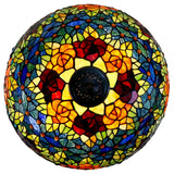 Gorgeous 18 inches wide "Garden Of Roses" Stained Glass Tiffany Floor Lamp Gorgeous 18 inches wide "Garden Of Roses" Stained Glass Tiffany Floor Lamp