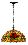Large 20 " Red Camellia Style Leadlight Tiffany  Pendant Light Down light Large 20 " Red Camellia Style Leadlight Tiffany  Pendant Light Down light