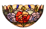Rose  Style Tiffany Wall Sconce Rose  Style Tiffany Wall Sconce