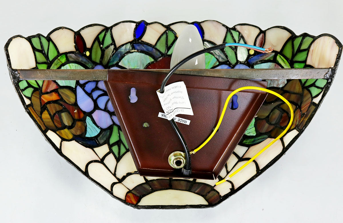 Rose  Style Tiffany Wall Sconce Rose  Style Tiffany Wall Sconce