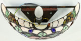 Rose  Style Tiffany Wall Sconce Rose  Style Tiffany Wall Sconce