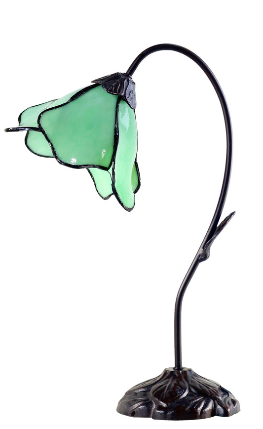 Amazing Flower Lime Green Water Lily Style Tiffany Table Lamp