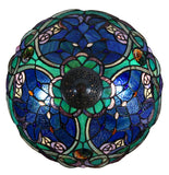 Large 16" Tiffany-style Desert Rose Stained Glass 23-inches High Table Lamp*blue Large 16" Tiffany-style Desert Rose Stained Glass 23-inches High Table Lamp*blue