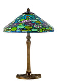 Legend Collection@ Large 16" Pond Lily Stained Glass Tiffany Table Lamp Legend Collection@ Large 16" Pond Lily Stained Glass Tiffany Table Lamp