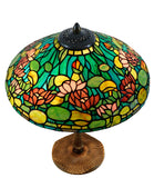 Legend Collection@ Large 16" Pond Lily Stained Glass Tiffany Table Lamp Legend Collection@ Large 16" Pond Lily Stained Glass Tiffany Table Lamp